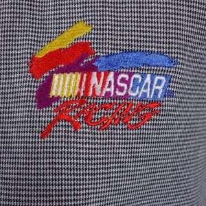 Nascar Racing Houndstooth Pattern Sleeveless Vest